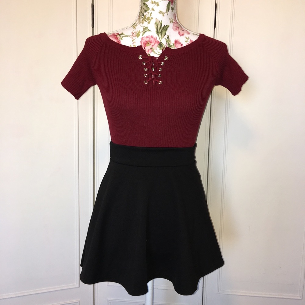 Short Sleeve Knit Top